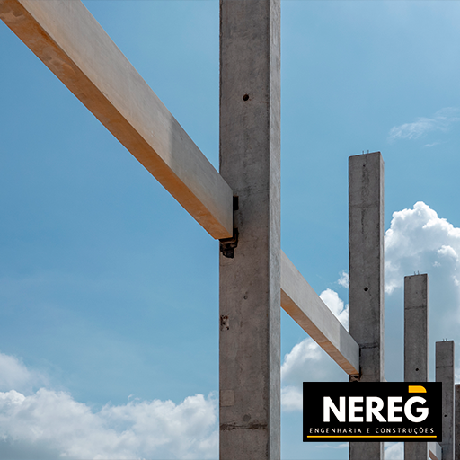 Pilares estruturais para edificações